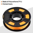 thumbnail image 4 of Unique Bargains 3D Printer Filament 1.75mm TPU Filament Dimensional Accuracy +/- 0.05mm Orange, 4 of 7