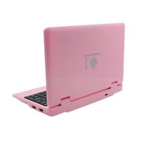 Ordinateur portable T&C Netbook pour enfants. Portable 7" Écran de pouce alimenté par Android 13.0 Système d'exploitation, USB, Bluetooth, Wi-Fi- Rose