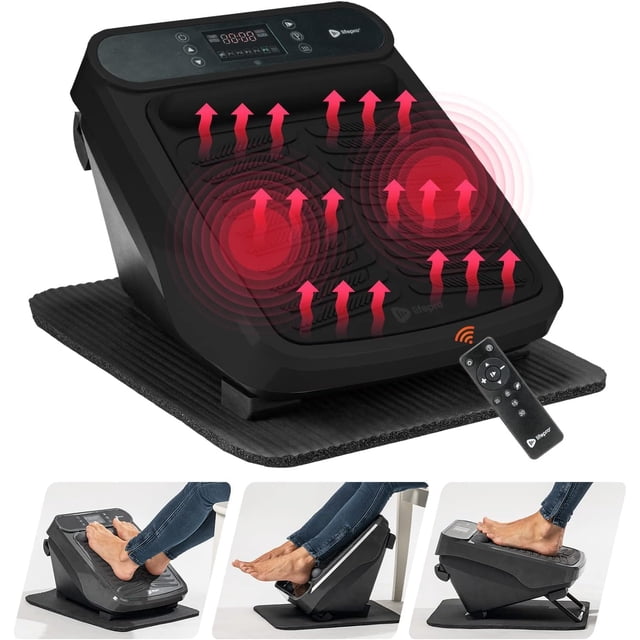 LifePro Foot Massager - Vibrating Foot Massage Machine - Under Desk Foot Massager for Calf, Legs, and Feet