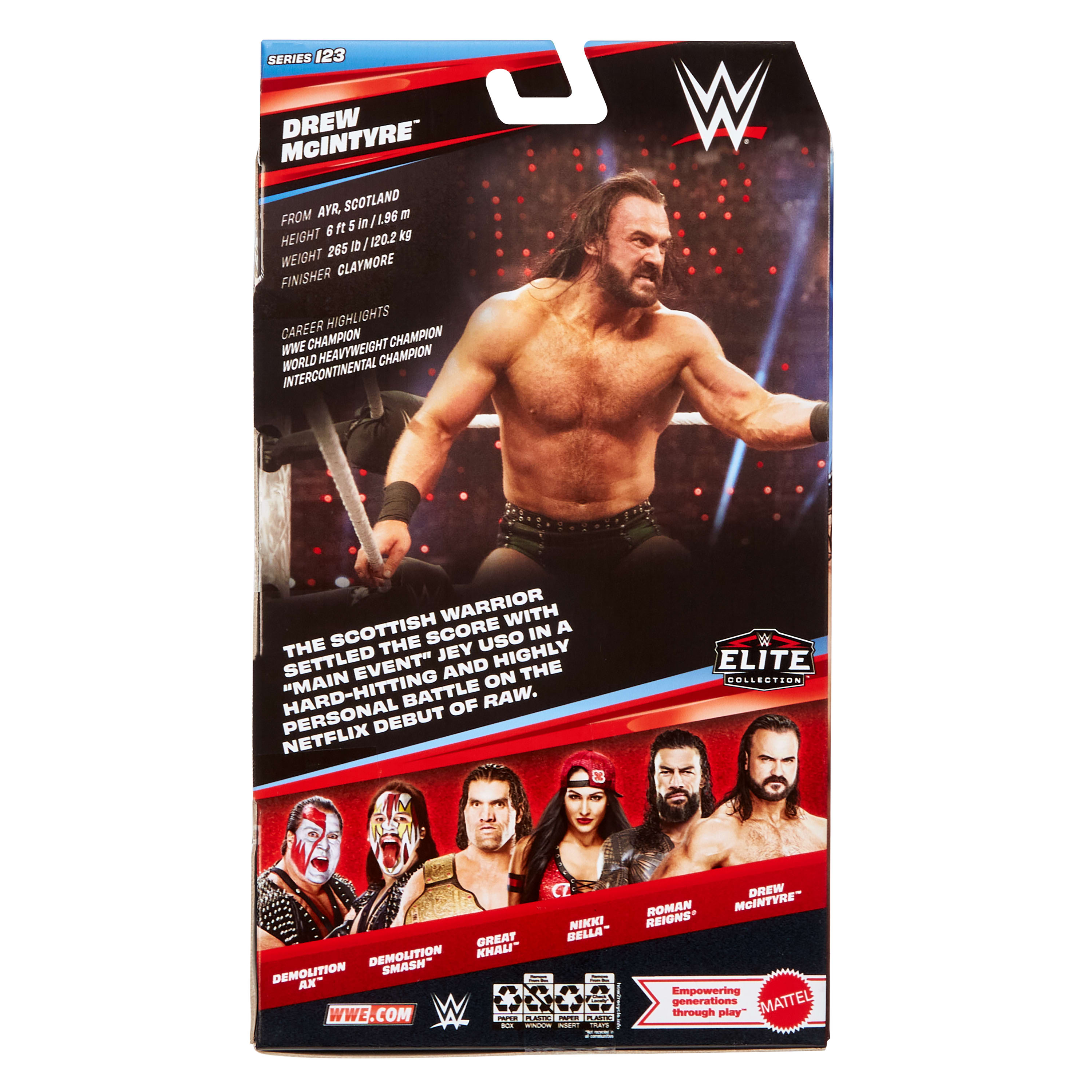 WWE-Figurine articulée Élite Drew McIntyre-Série123
