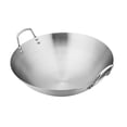 thumbnail image 3 of Beloving Round 26cm Stainless Steel Wok Pan with Ergonomic Handle, 3 of 9