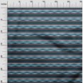 thumbnail image 2 of oneOone Viscose Chiffon Fabric Stripe & Diamond Geometric Print Fabric BTY 42 Inches Wide, 2 of 4