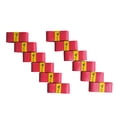 thumbnail image 1 of ZLight 12 Pieces Badminton Racket Wraps Tennis Grip Sweatbands Portable Handle Overgrips Equipment Accessories Sports Supplies Red 1Set, 1 of 6