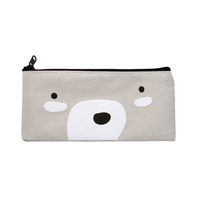 Agiferg Fashion Cartoon Pattern Pencil Bag Student Large-capacity Stationery Storage Bag Examination Storage Bag