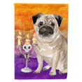 thumbnail image 1 of Carolines Treasures CK3225CHF Hallween Pug Flag Canvas House Size, 1 of 4