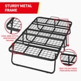 thumbnail image 3 of Puremind Folding Bed with 4 Inch Foam Mattress, 75" x 31" Rollaway Bed for Adults, Portable Bed with Lockable Wheels, Easy Assembly & Moving, Standard, 3 of 6