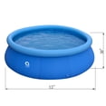 thumbnail image 3 of JLeisure Piscine Gonflable pour Enfants 12 Pi x 30 Po, Ensemble Rapide (Lot de 2), 3 of 7