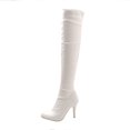 thumbnail image 2 of LSLJS Bottes Cuissardes à Talons Hauts pour Femmes, Chaussures pour Femmes Aguichant d'Hiver à Bout Pointu à Talons Hauts Fins, Bottes Hauteur Genou pour Femmes, 2 of 7