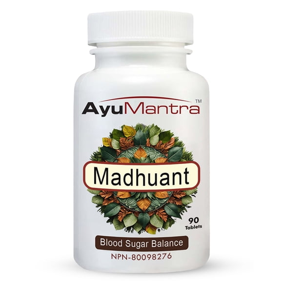 AyuMantra Madhuant Blood Sugar Support Tablets | 90 Tablets, 1000mg