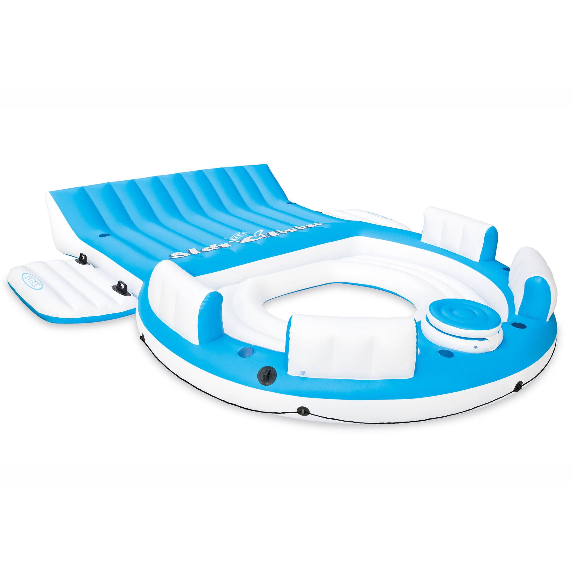 Intex 56299EP Inflatable Splash N Chill Lake and Pool Lounger for up to ...