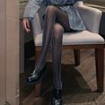 thumbnail image 4 of Women Stockings Shiny Pearlized High Elasticity Bare Leg Artifact Leg Naked Pantyhose Clubwear, 4 of 8