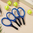 thumbnail image 2 of Vett 4 Sets Mini Tennis Racket And Balls Miniature Tennis Kit Tennis Racket Set Tennis Keychain Dollhouse Tennis Toy Tennis Gifts, 2 of 4