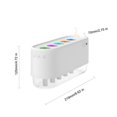 thumbnail image 3 of TopLLC Humidificateur pour la Maison Chambre Bureau Supplément Pulvérisation Cadeau Lumière de Couleur Humidificateur Humidificateur, 3 of 5