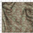 thumbnail image 4 of Soimoi Red Silk Fabric Abstracts Abstract Print Fabric by Yard 42 Inch Wide, 4 of 6