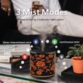 thumbnail image 4 of Essential Oil Diffuser, 400ml Metal Aroma Diffuser with Remote, Ultrasonic Aromatherapy Oil Diffuser, Small Air Humidifier Vaporizer Diffuseur D'huile Essentiel with Timer, 7 LED Light (Rose Iron), 4 of 7