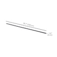 thumbnail image 2 of HOMCOM 6.6FT Sliding Barn Door Hardware Kit Barn Door Track Kit Brown, 2 of 7