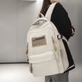 thumbnail image 3 of RKSTN A Rucksacks Sac à Dos Étudiant Sac d'École Blanc Rangement Maison, 3 of 3