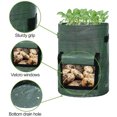 thumbnail image 3 of Agiferg 4pcs DIY Potato Grows Planter PE Cloth Planting Container Bag Thicken Garden Pot, 3 of 6