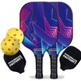 thumbnail image 1 of Pickleball Factory PB00047-3-G Best Pickleball Set, PB00047 Shards Pickleball Rackets, Best Pickleball Set for Driveway, Glassfiber Graphite, 1 of 1