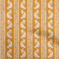 thumbnail image 1 of oneOone Georgette Viscose White Fabric Block Sewing Craft Projects Fabric Prints By Yard 42 Inch Wide, 1 of 5