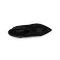 thumbnail image 4 of Unique Bargains Women's Point Toe Patent Leather Stiletto Heel Ankle Boot, 4 of 8