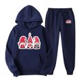thumbnail image 2 of TIMIFIS Survêtement pour Homme 2 Pcs à Capuche, Ensemble de Sport Athlétique, Chandail à Enfiler Décontracté pour Course, Jogging, Ensemble de Tenue de Sport SetsFall, 2 of 9