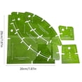 thumbnail image 2 of Leojiow 2 Pcs Gabarits de Courtepointe Double pour Alliance, Multifonctions Réutilisables, Outil de Jauge de Courtepointe, Gabarits de Règle de Courtepointe, Outils de Couture pour Motifs, Ensemble de Gabarits de Bague de Mariage pour Bricolage 20Cm Vert, 2 of 5