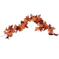thumbnail image 2 of Artificial Maple Vine, Autumn Flexible Plastic Maple Leaf Garland Household  For Halloween Double Maple Leaf Rattan Type A,Two Leaf Maple Leaf 7 Leaf ,Double Maple Leaf Rattan Type, 2 of 8