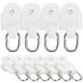 thumbnail image 1 of 10pcs Curtain Track Pulley Curtain Rail Track Curtain Wheel Curtain Fitting, 1 of 6