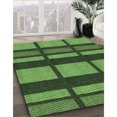 thumbnail image 3 of Ahgly Company Tapis d'Intérieur Rectangulaire Transitionnel Vert Forêt Sombre Lavable à la Machine, 8 Pieds x 12 Pieds, 3 of 7