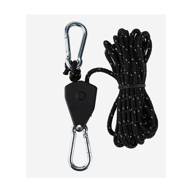 TopLLC Tools,Herramientas Outdoor Pulley Adjuster Tent Fixing Device Metal Lifting Pulley Reflective Wind Rope Thickened Umbrella Rope Hanging rope