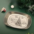 thumbnail image 2 of Metal Christmas Tree,Vintage Christmas Tree Christmas European Vintage Iron Tray Shape Fruit Tray Tinplate Small Tray Metal Snack Tray Vintage Christmas Decorations,Small Trays Decorative, 2 of 6