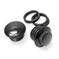thumbnail image 1 of Krator Dual Black Pop Up Gas Cap Vented Flush Fuel Tank Compatible with 2001-2006 Harley Davidson FXSTBI Night Train, 1 of 2
