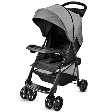 Lightweight Portable Baby Stroller, Compact Fold Travel Stroller with Canopy, Multi-Position Recline & Convenient One-Hand Fold