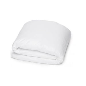 Hotel Bed Linens TC-300 Sateen Finish Luxury Plain C-P Duvet Cover FLAP QUEEN Size 90"x90" White 1/Pack