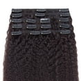 thumbnail image 4 of Double Weft Afro Kinky Curly Full Head Clip in Human Hair Extensions For Women, 4 of 6