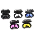 thumbnail image 1 of 5 Pcs Bouchons d'Oreilles pour Adultes Réutilisables en Silicone Doux Protection des Oreilles pour Douche et Autres Sports Nautiques, 1 of 11