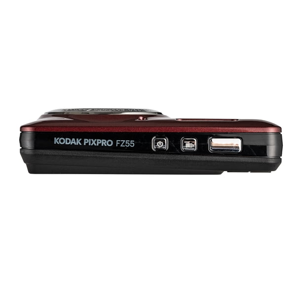 Kodak Pixpro FZ55 Digital Camera (Red) Bundle Including: 128 GB