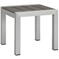 thumbnail image 3 of Modway Shore Ensemble de Canapé Sectionnel d'Extérieur en Aluminium de 6 Pcs pour Patio, Gris Argenté, 3 of 7