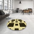 thumbnail image 4 of Ahgly Company Tapis Rectangulaire Lavable en Machine Intérieur Transitionnel Marron Chocolat, 3 Pieds x 5 Pieds, 4 of 7
