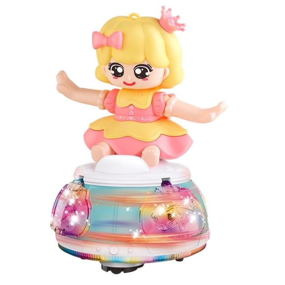 Educational Puzzle Toy Dancing Wheels Interactive Light Music Toy for Kids 3+ with Movements and Bright LEDs
