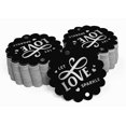 thumbnail image 2 of Inkdotpot Let Love Sparkle Wedding Bottle Tag Real Silver Foil Favor Hang Tags Pack Of 100, 2 of 6