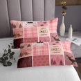 thumbnail image 3 of Erosebridal Happy Camping Coverlet Set Twin,Buffalo Patchwork Bedding Set,Animal Decoration,2pcs, 3 of 5