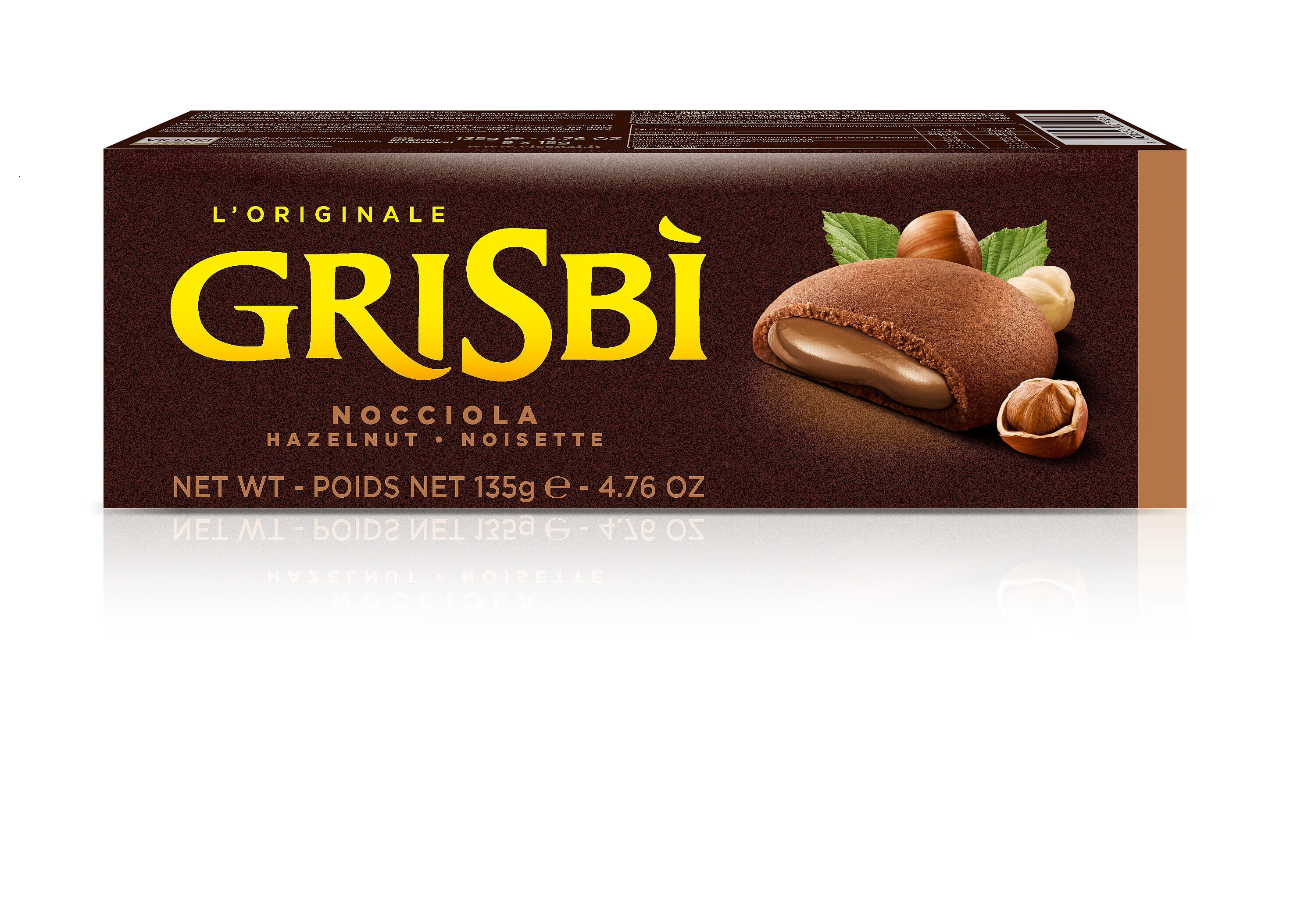 GRISBI BISCUIT AUX NOISETTES 135G