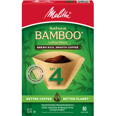 Melitta #4 Bamboo Coffee Filters