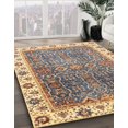 thumbnail image 2 of Ahgly Company Indoor Rectangle Abstract Yellow Abstract Area Rugs, 2' x 5', 2 of 6