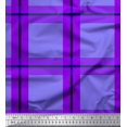 thumbnail image 1 of Soimoi polyester Crepe Fabric Check Check Printed Craft Fabric by the Yard 42 Inch Wide, 1 of 5