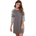 thumbnail image 1 of Chemise de Nuit Chemise Femme Coton Chemise de Nuit pour Dormir Vêtement de Nuit Manches Courtes Imprimé Mignon Chemises de Sommeil P-TTG, 1 of 6