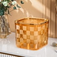 thumbnail image 1 of Yhmxh Trash Can-Garbage Can Kitchen Trash Can Desktop Small Trash Can High Value Cute Pressure Ring Without Lid Kitchen Table Bedroom Storage Large Non-slip Heightened Bottom Desktop trash can, 1 of 6