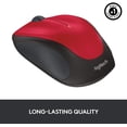 thumbnail image 4 of Logitech M235 Souris Sans Fil Rouge, 4 of 9